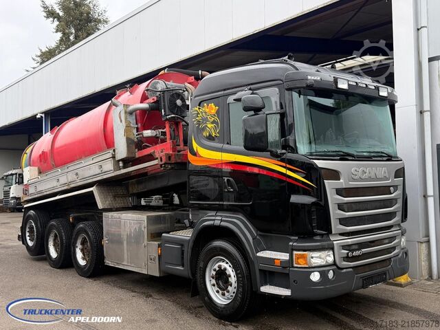 Sugande fordon Scania G480 8x4, Naafreductie, 199.500 km, Kipper