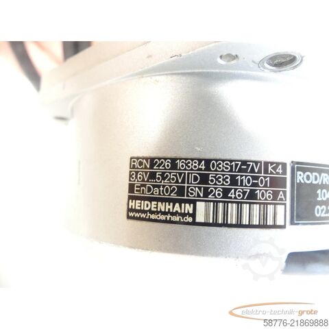 Component Heidenhain RCN 226 16384 03S17-7V K4 .533 110-01 -mit 6 Monaten Gwl.!-