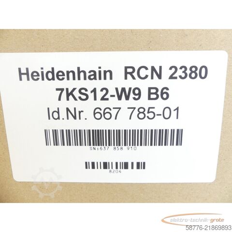 Komponens Heidenhain RCN 2380 7KS12-W9 B6 .667 785-01 -mit 6 Monaten Gwl.!-