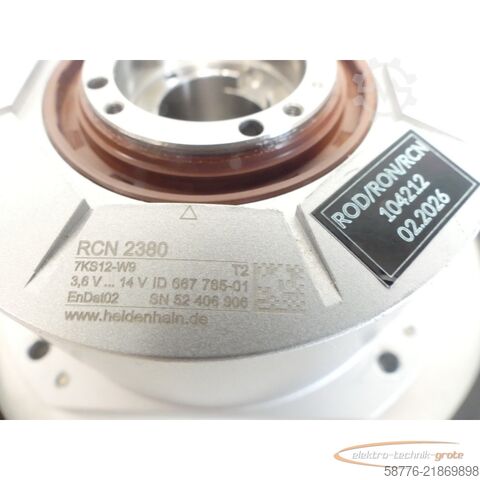 Komponens Heidenhain RCN 2380 7KS12-W9 .667 785-01 -mit 6 Monaten Gwl.!-