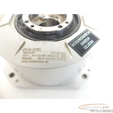Komponente Heidenhain RCN 2380 7KS12-W9 R11 .667 785-01 -mit 6 Monaten Gwl.!-