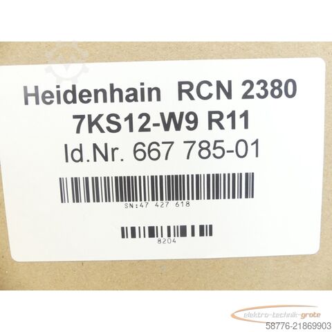 Komponente Heidenhain RCN 2380 7KS12-W9 R11 .667 785-01 -mit 6 Monaten Gwl.!-