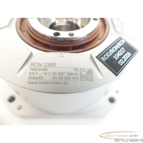 Komponens Heidenhain RCN 2380 7KS12-W9 T5 .667 785-01 -mit 6 Monaten Gwl.!-