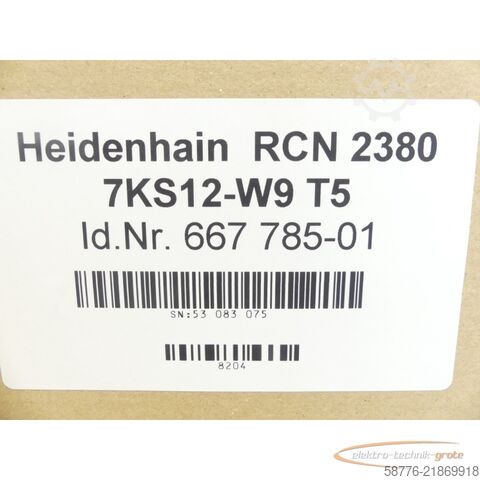 Komponens Heidenhain RCN 2380 7KS12-W9 T5 .667 785-01 -mit 6 Monaten Gwl.!-