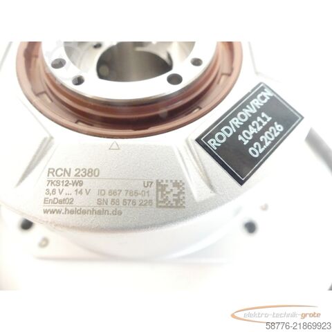 Komponente Heidenhain RCN 2380 7KS12-W9 U7 .667 785-01 -mit 6 Monaten Gwl.!-