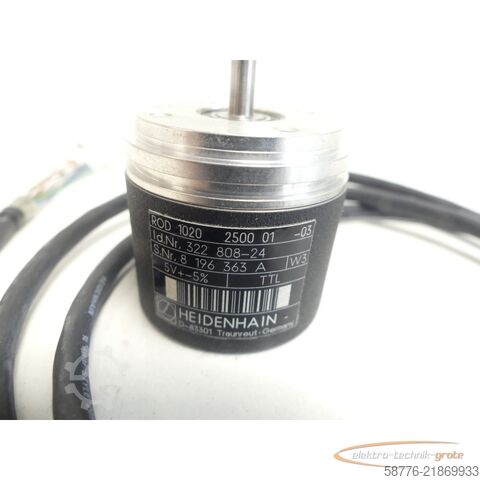 Komponen Heidenhain ROD 1020 2500 01-03 Drehgeber .322 808-24 SN:8196363A-ungebr.!-