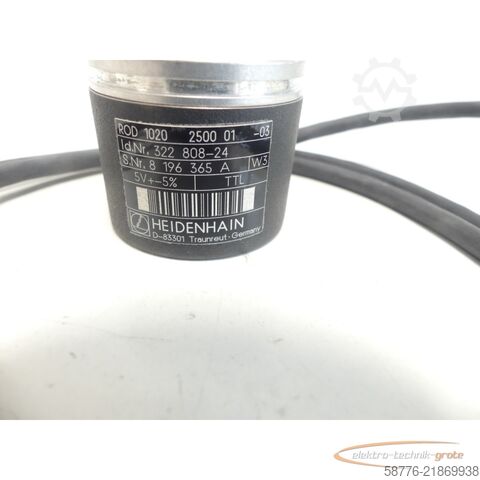 Komponenta Heidenhain ROD 1020 2500 01-03 Drehgeber .322 808-24 SN:8196365A-ungebr.!-