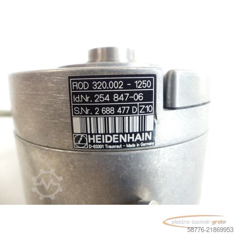 Komponentas Heidenhain ROD 320.002 1250 Drehgeber . 254 847-06 - ! -