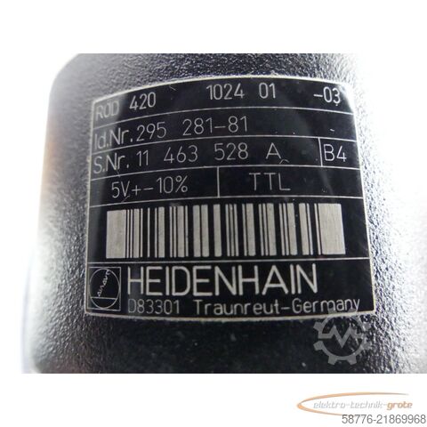 Composant Heidenhain ROD 420 1024 01 -03 . 295281-81 Drehge. o. Stecker - ungebr.! -