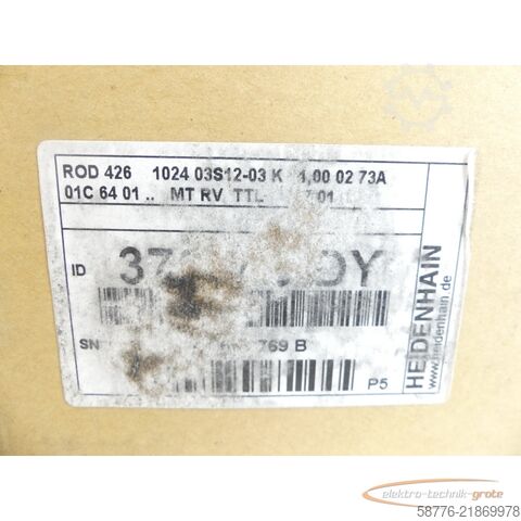 अवयव Heidenhain ROD 426 1024 03S12-03 Drehgeber . 376 846-DY - ! -