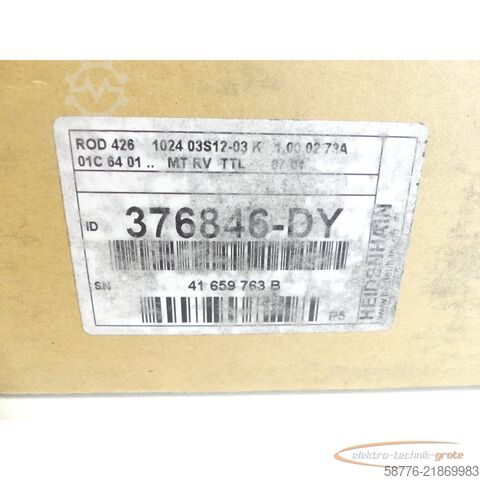 Komponent Heidenhain ROD 426 1024 03S12-03 Drehgeber . 376 846-DY - ! -