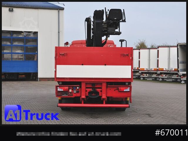 کامیون مسطح MAN TGX 26.400, Hiab Kran, Lenk-Liftachse,
