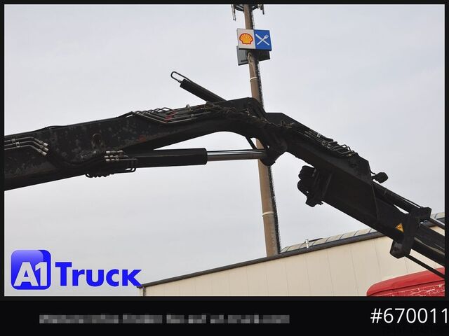 کامیون مسطح MAN TGX 26.400, Hiab Kran, Lenk-Liftachse,