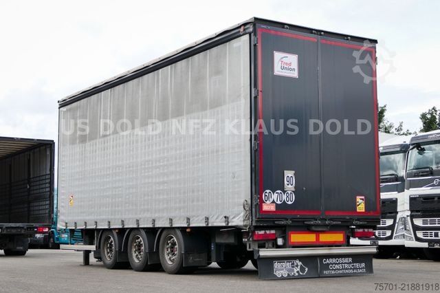Anhänger mit Pritsche & Plane LECITRAILER R3EC Pritsche Plane SAF Achsen