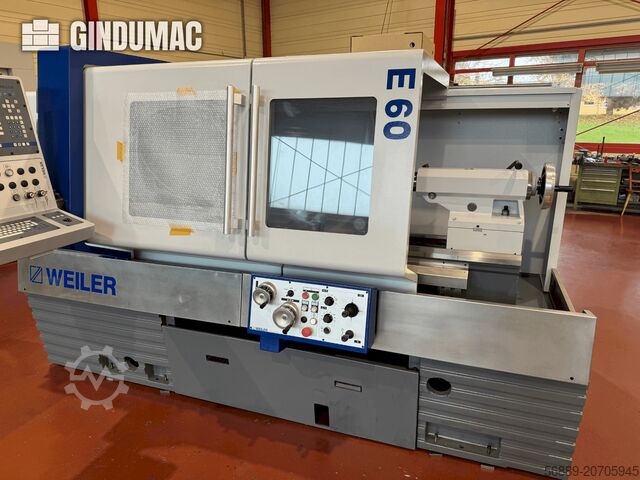 Horizontal Turning Machine Weiler E 60x1000