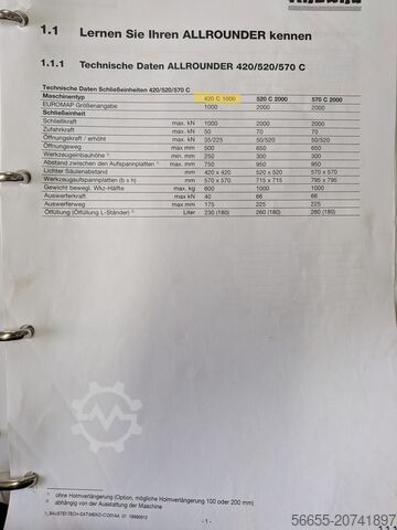 Spritzgießmaschine Arburg