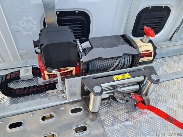 Biltransport skåpbil Renault Master 35 Autotransporter SEILW. AHK Automatik