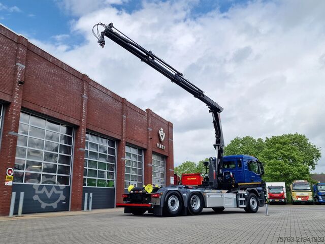 Crane truck MAN TGS 26.360 6x2/4 - EX.232 HIPRO - Hooklift HIAB...