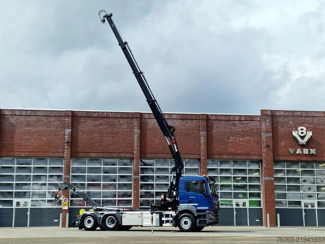Crane truck MAN TGS 26.360 6x2/4 - EX.232 HIPRO - Hooklift HIAB...