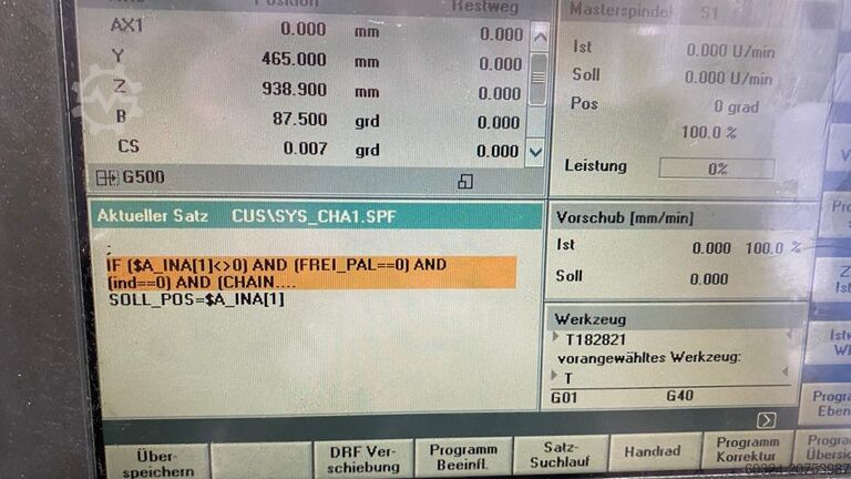 CNC obradni centar - horizontalno HüLLER HILLE NBH 170