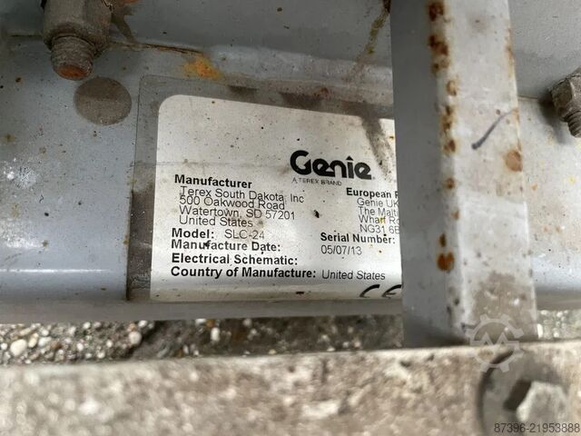 Lif pembinaan Genie SLC-24 Materiaallift kanaallift