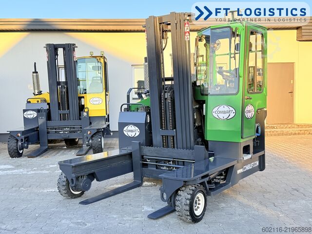 Dört yollu forklift Combilift C4000 GAS TRIPLEX 5550 FREE LIFT CABIN