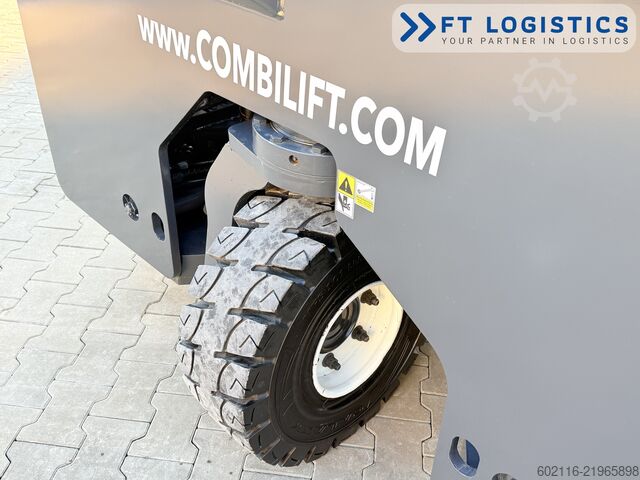 Dört yollu forklift Combilift C4000 GAS TRIPLEX 5550 FREE LIFT CABIN