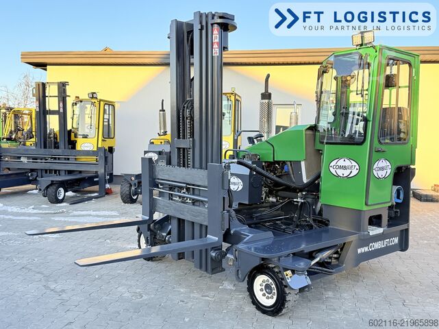Dört yollu forklift Combilift C4000 GAS TRIPLEX 5550 FREE LIFT CABIN