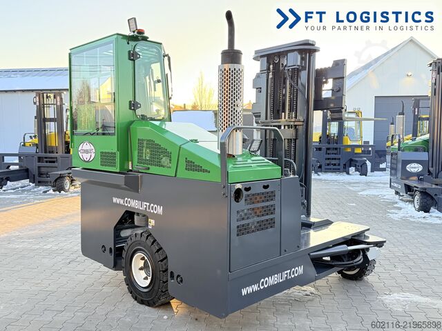 Dört yollu forklift Combilift C4000 GAS TRIPLEX 5550 FREE LIFT CABIN