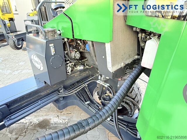 Dört yollu forklift Combilift C4000 GAS TRIPLEX 5550 FREE LIFT CABIN