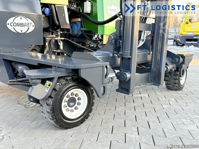 Dört yollu forklift Combilift C4000 GAS TRIPLEX 5550 FREE LIFT CABIN
