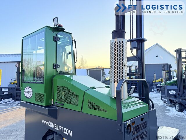 Dört yollu forklift Combilift C4000 GAS TRIPLEX 5550 FREE LIFT CABIN