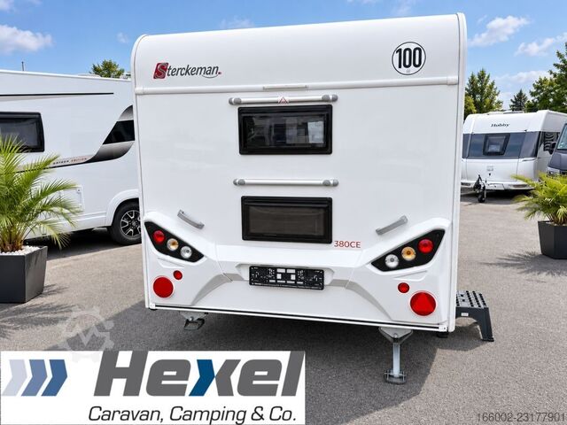 Caravane STERCKEMAN Easy 380CE 1.300 kg, Etagenbetten hinten