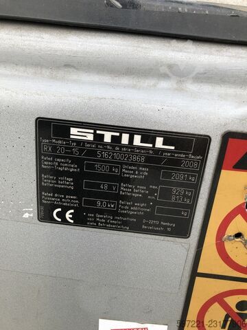Električni 3-kolesnik Still RX20-15
