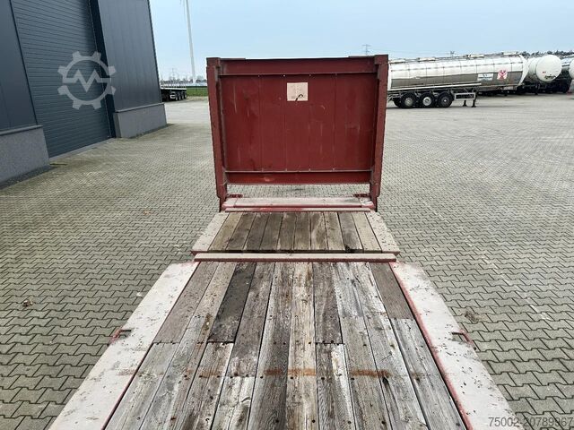 Flachcontainer CIMC 40FT FLATRACK FLUSH FOLDING / CSC-test: 12/2027...