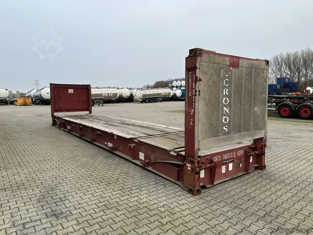 Contentores planos CIMC 40FT FLATRACK FLUSH FOLDING / CSC-test: 12/2027...