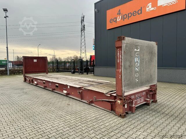 Contentores planos CIMC 40FT FLATRACK FLUSH FOLDING / CSC-test: 12/2027...
