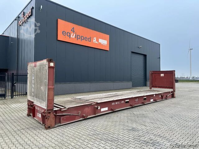 Contentores planos CIMC 40FT FLATRACK FLUSH FOLDING / CSC-test: 12/2027...