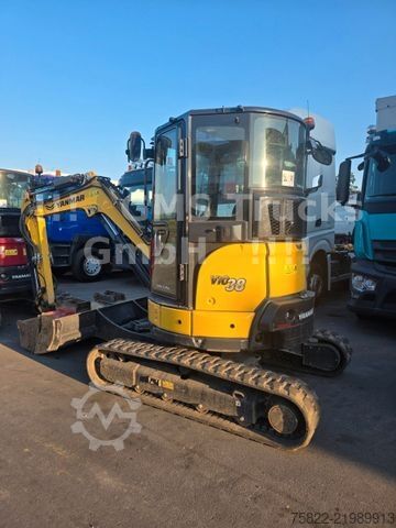 Minigrafa YANMAR VIO 38 - 6 / POWERTILT / 3 Löffel / Klima