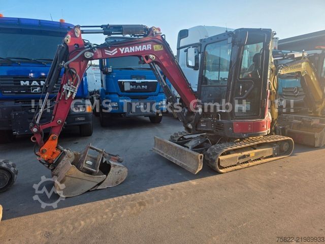 Minigrafa YANMAR VIO 33 - 6 / POWERTILT / 3 Löffel / D-Maschine