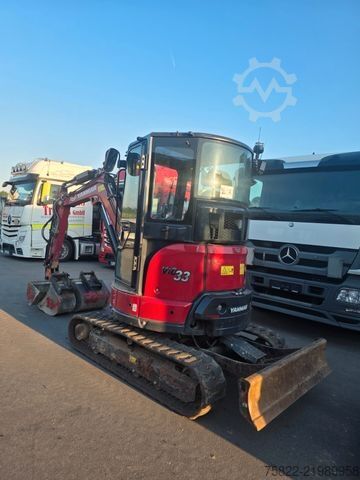 Minigrafa YANMAR VIO 33 - 6 / POWERTILT / 3 Löffel / D-Maschine