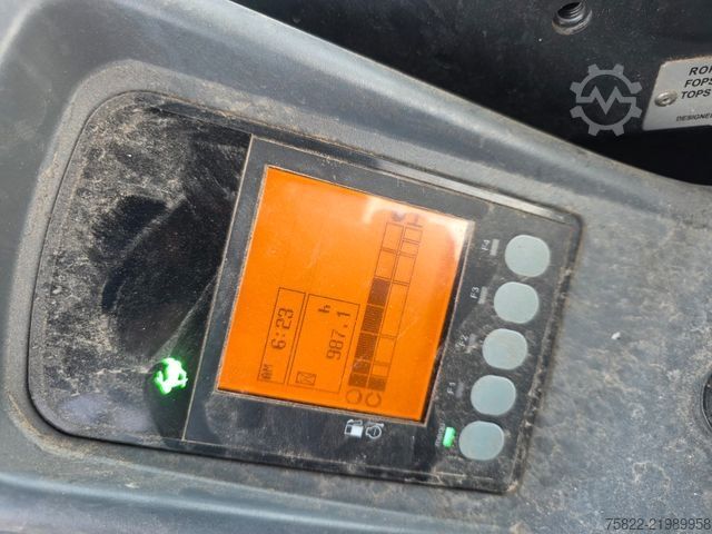Minigrafa YANMAR VIO 33 - 6 / POWERTILT / 3 Löffel / D-Maschine