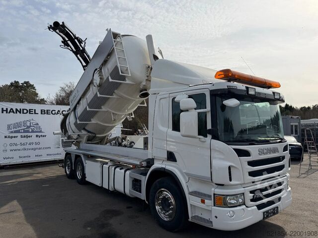 抽吸车 Scania P400 14,5m3 Dry-Vacuum (Only 298 h. vac. pump),...