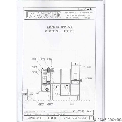 Напластяваща машина Laroche Airlay за производство laroche napeuse airlay