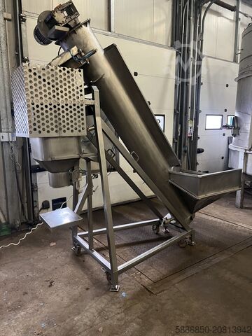 Weighing and packaging machine for frozen foods