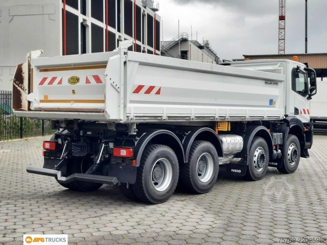 三向自卸卡车 IVECO X-WAY 480 8X4/4 Meiller Bordmatik Intarder AHK