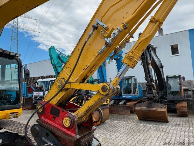 Pásové rýpadlo KOMATSU PC210 LC-10 MS 21 SW hydr. Grabenlöffel Klima