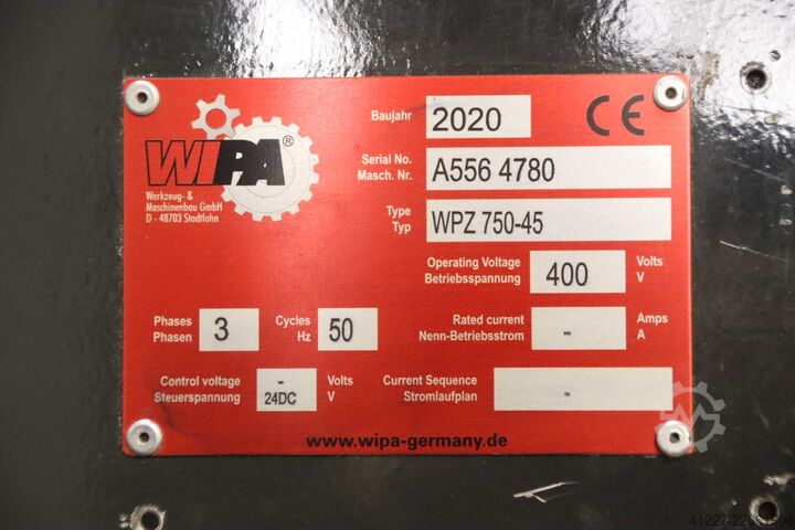 Molino de martillos de 45 kW WIPA WPZ 750-45