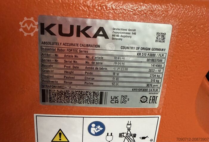 Industrieroboter KUKA KRC4 KR510 R3080 / FLR