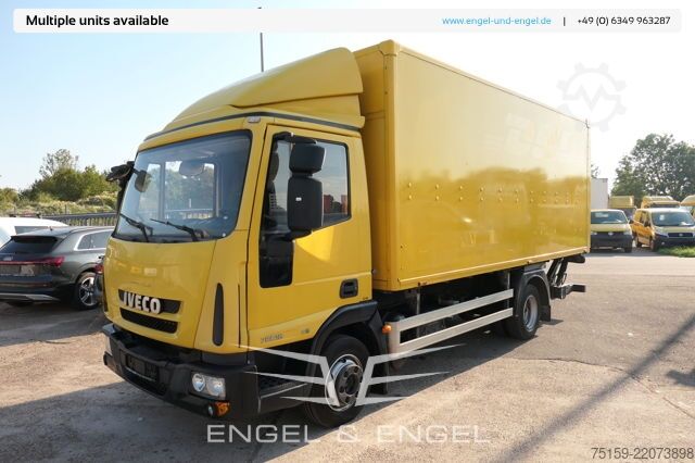 Transporter mit Koffer iveco EuroCargo ML 75 E 16 P LBW LUFT AUTOMATIK